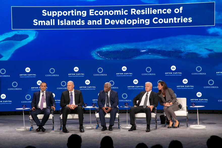 Η Μαριάννα Β. Βαρδινογιάννη στο Concordia Summit 