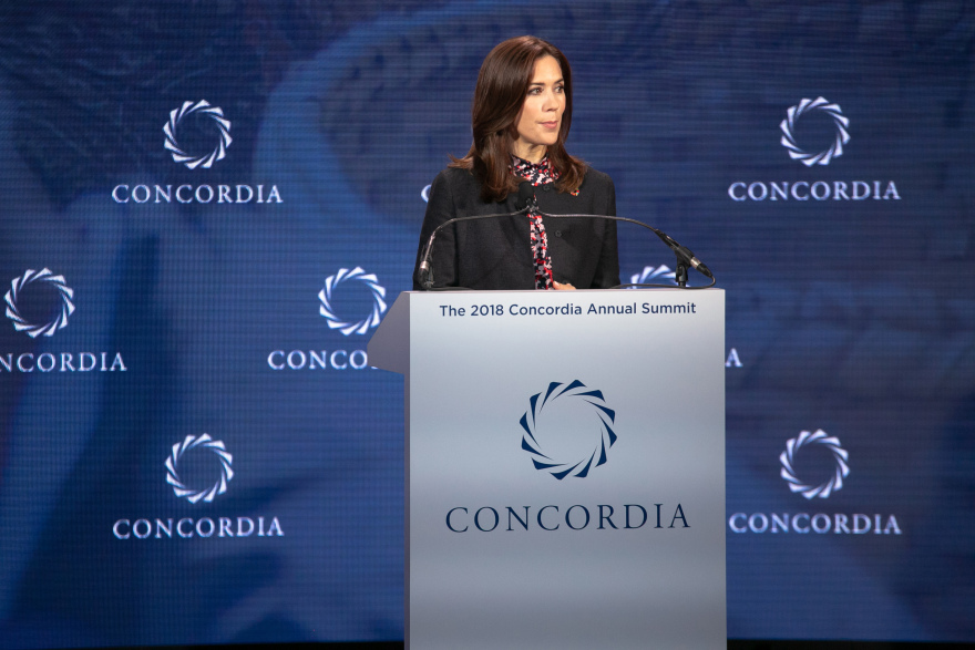 Η Μαριάννα Β. Βαρδινογιάννη στο Concordia Summit 