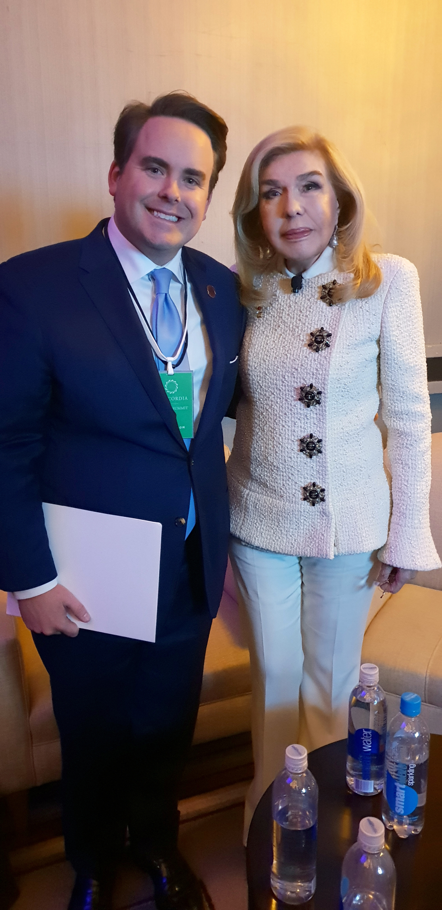 Η Μαριάννα Β. Βαρδινογιάννη στο Concordia Summit 