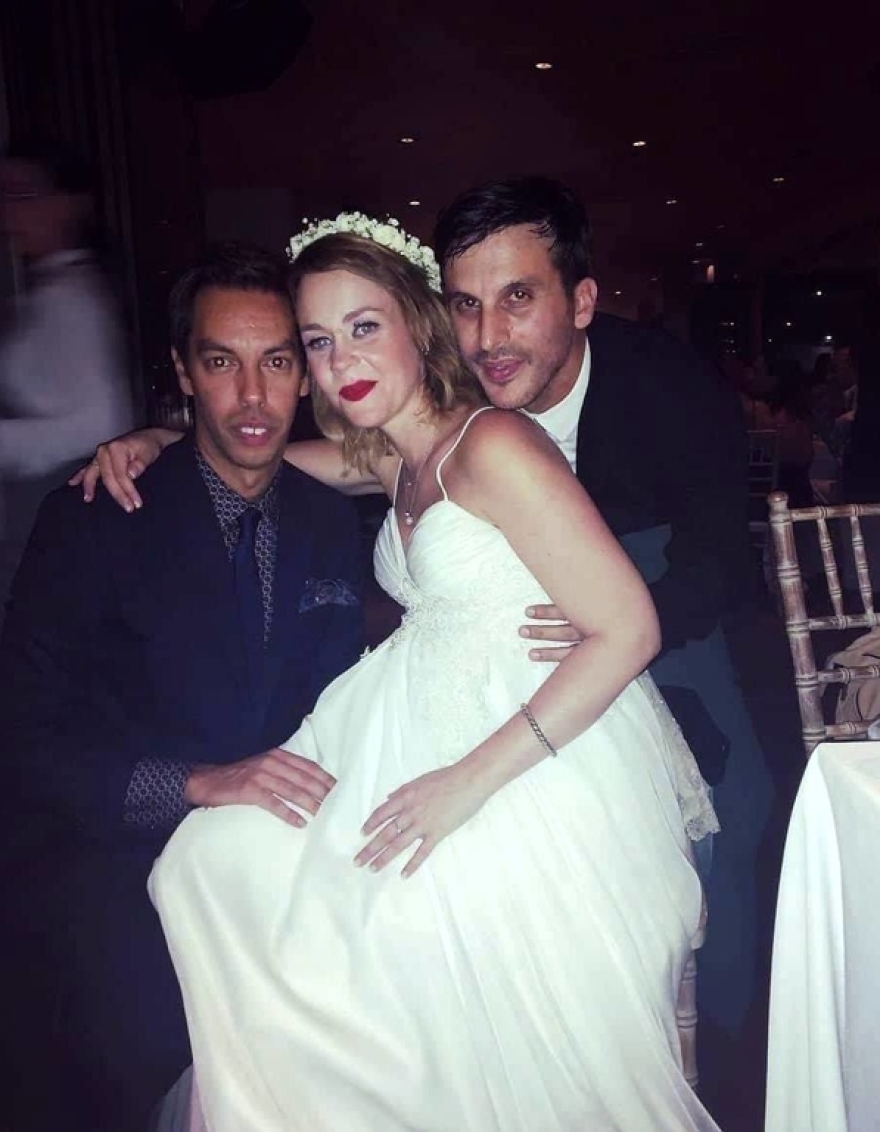 Η Λένα Παπαληγούρα και ο Άκης Πάντος παντρεύτηκαν αψηφώντας τον «Ζορμπά» 