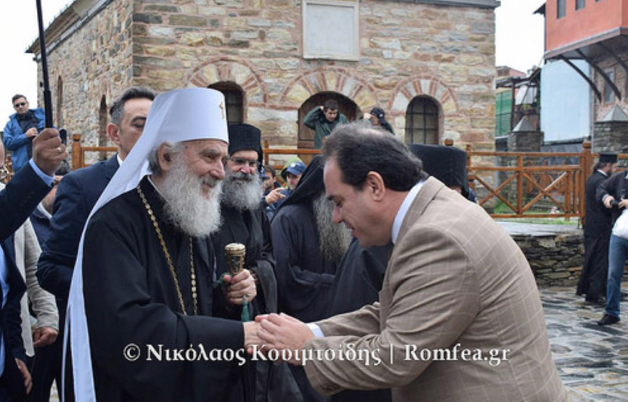 Στο Άγιο Όρος ο Πατριάρχης Σερβίας Ειρηναίος