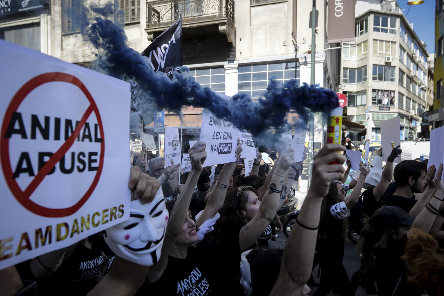 Πορεία διαμαρτυρίας για τα δικαιώματα των ζώων: «Τα ζώα δεν είναι ιδιοκτησία μας»