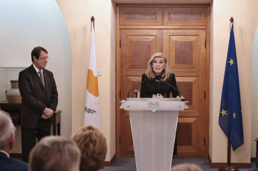 Η Κυπριακή Δημοκρατία τίμησε την Μαριάννα Β. Βαρδινογιάννη για το ανθρωπιστικό της έργο