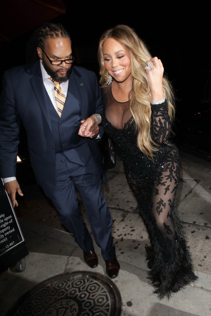 Η Mariah Carey, το νέο single και το σιθρού μαύρο φόρεμα 