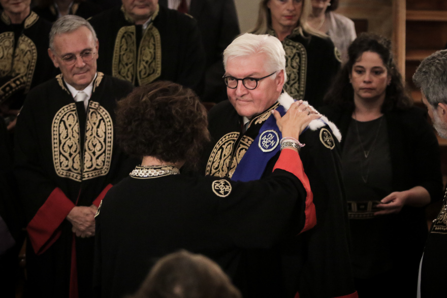 Επίτιμος διδάκτωρ της Νομικής του Πανεπιστημίου Αθηνών ο Σταϊνμάγερ