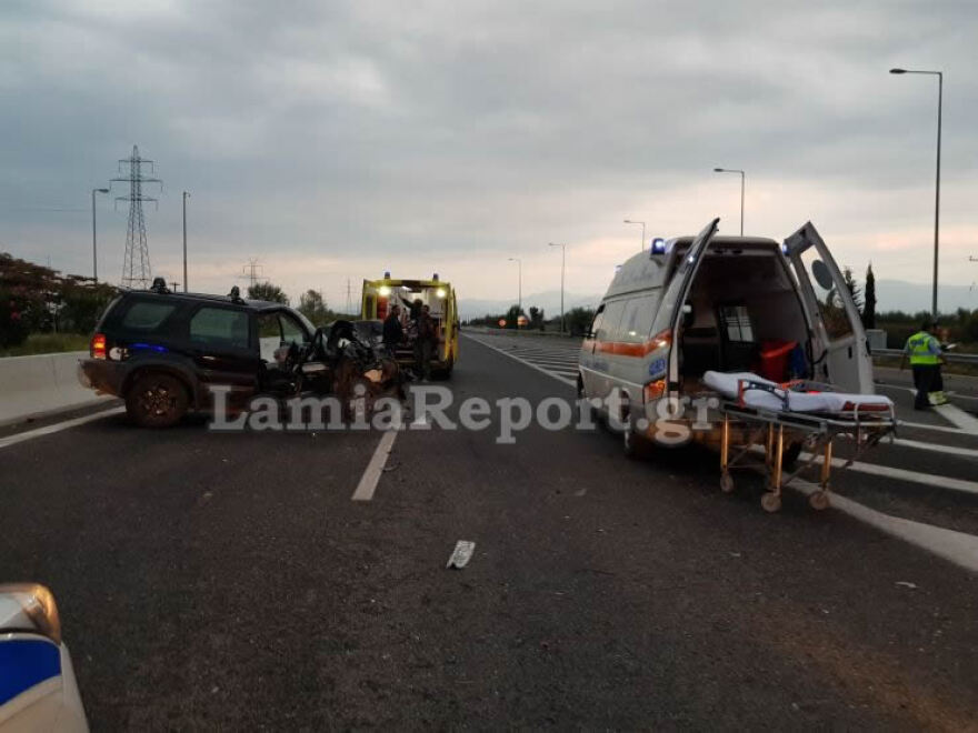Λαμία: Απίστευτο τροχαίο με έναν νεκρό και δυο τραυματίες