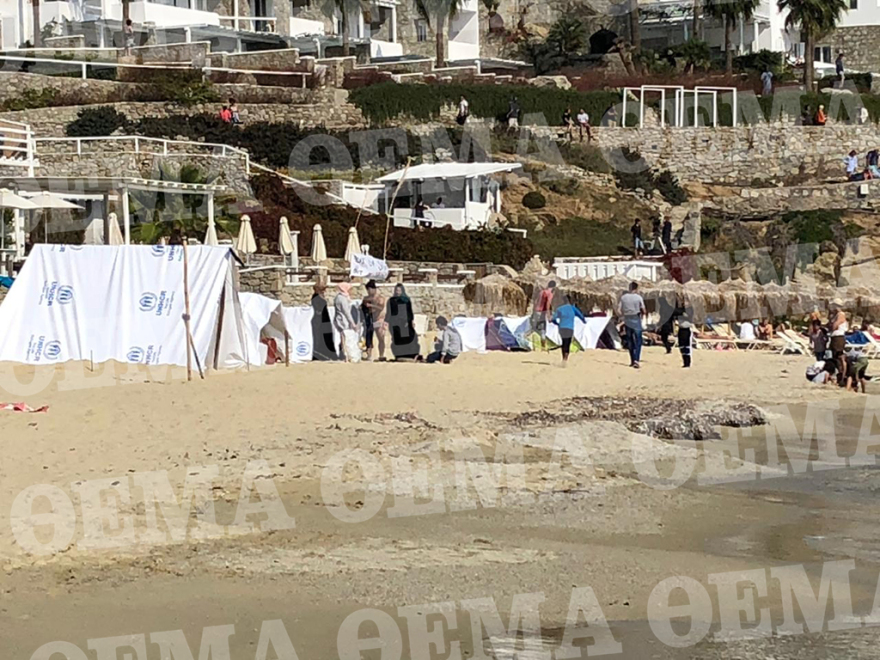 «Άνω κάτω» η Μύκονος: Η «απόβαση» μεταναστών στην Ψαρρού ήταν... ταινία!