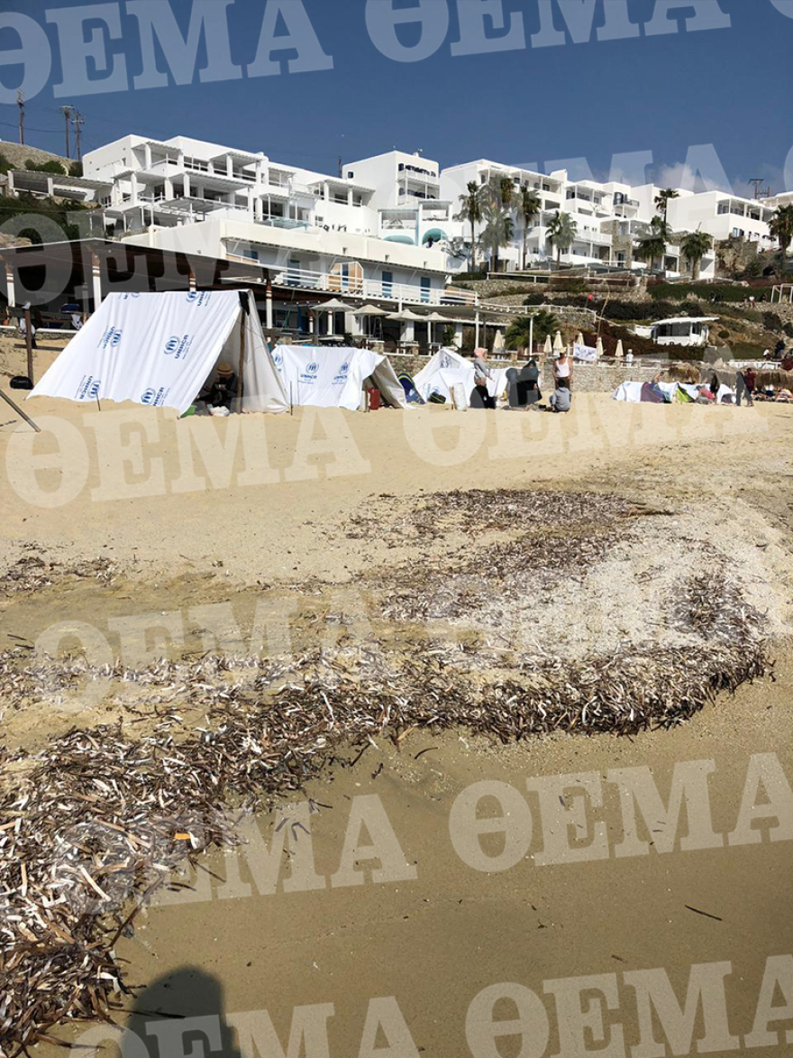 «Άνω κάτω» η Μύκονος: Η «απόβαση» μεταναστών στην Ψαρρού ήταν... ταινία!