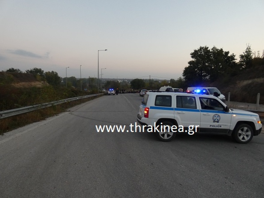 Ορεστιάδα: Νέα κατάληψη του κόμβου της Καβύλης από πρόσφυγες