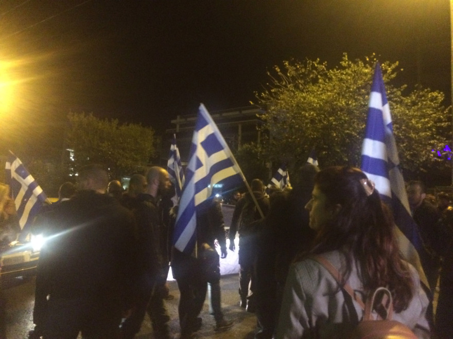 Συγκέντρωση στην πρεσβεία της Αλβανίας για το θάνατο του Κωνσταντίνου Κατσίφα