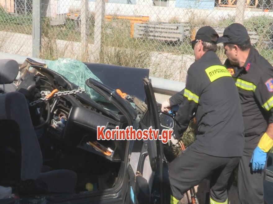 Φρικτό τροχαίο με δύο νεκρούς στην παλαιά εθνική οδό Αθηνών - Κορίνθου