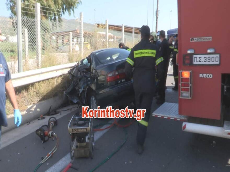 Φρικτό τροχαίο με δύο νεκρούς στην παλαιά εθνική οδό Αθηνών - Κορίνθου