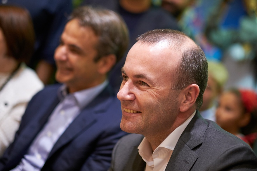 Μητσοτάκης και Βέμπερ επισκέφθηκαν την «Κιβωτό του Κόσμου»