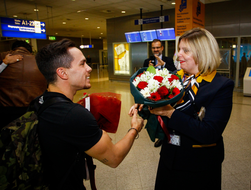 Ο «χρυσός» Πετρούνιας επέστρεψε στην Ελλάδα: Υποσχέθηκα στους Έλληνες να συνεχίσουμε το σερί