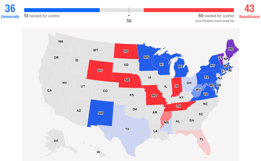 Ενδιάμεσες Εκλογές ΗΠΑ: Κλείνουν τα πρώτα εκλογικά τμήματα - «Παρατράγουδα» στην Τζόρτζια