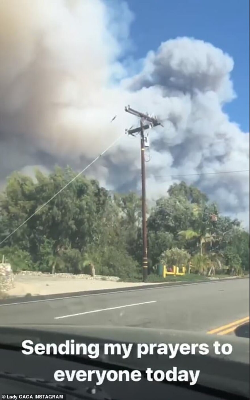 Πυρκαγιά στην Καλιφόρνια: Η Lady Gaga εκκένωσε το σπίτι της  