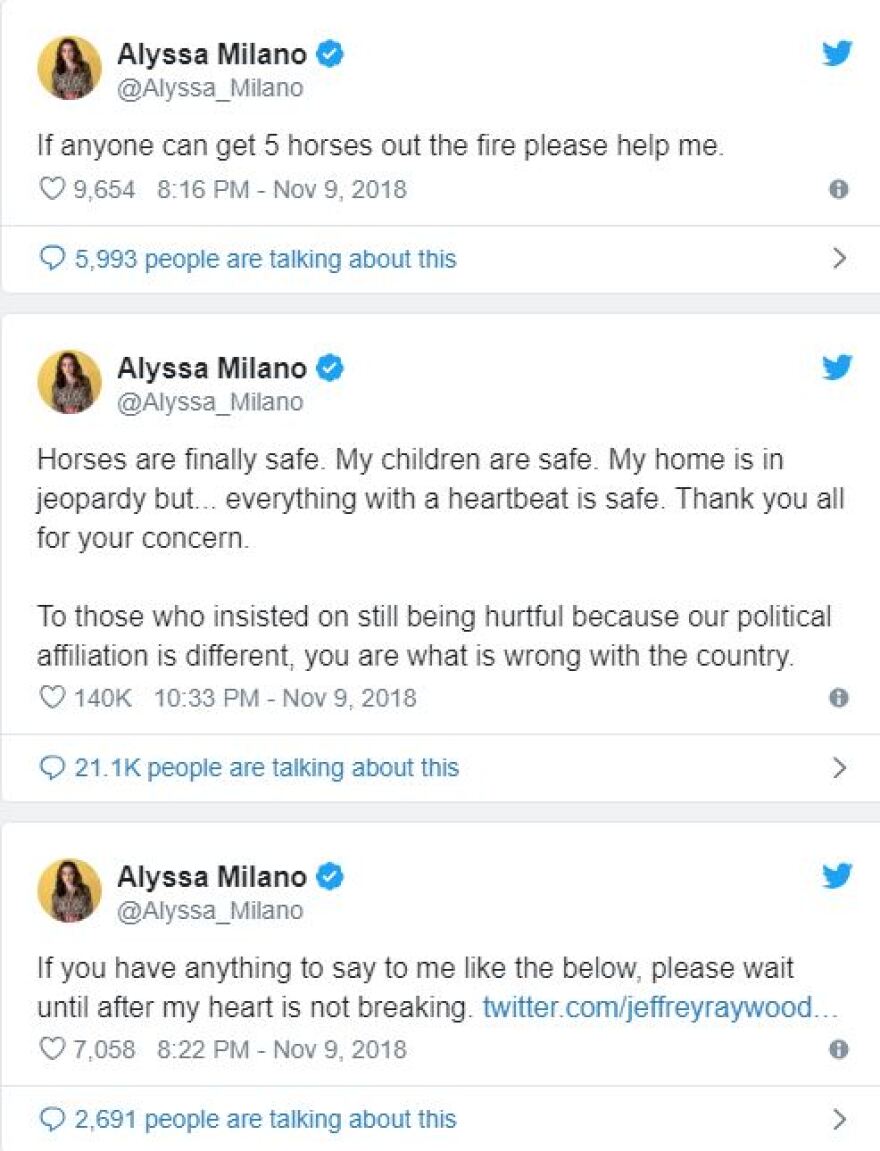 Πυρκαγιά στην Καλιφόρνια - Η δραματική έκκληση του Τσάρλι Σιν και η «φυγή» των Καρντάσιαν 