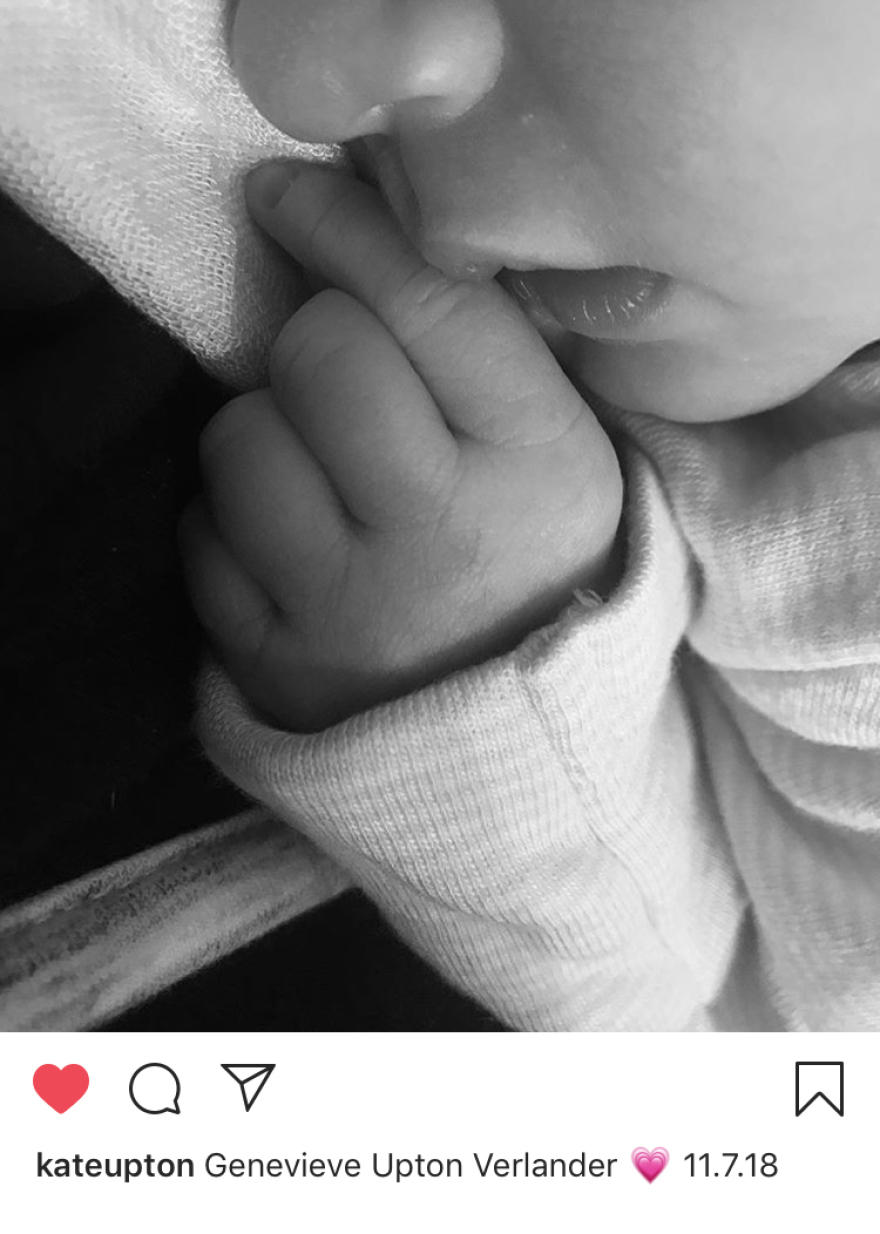 Η Kate Upton γέννησε