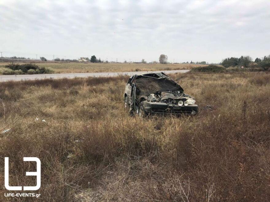 Δυστύχημα με μια νεκρή και τραυματίες στην Εγνατία μετά από καταδίωξη ΙΧ που μετέφερε μετανάστες