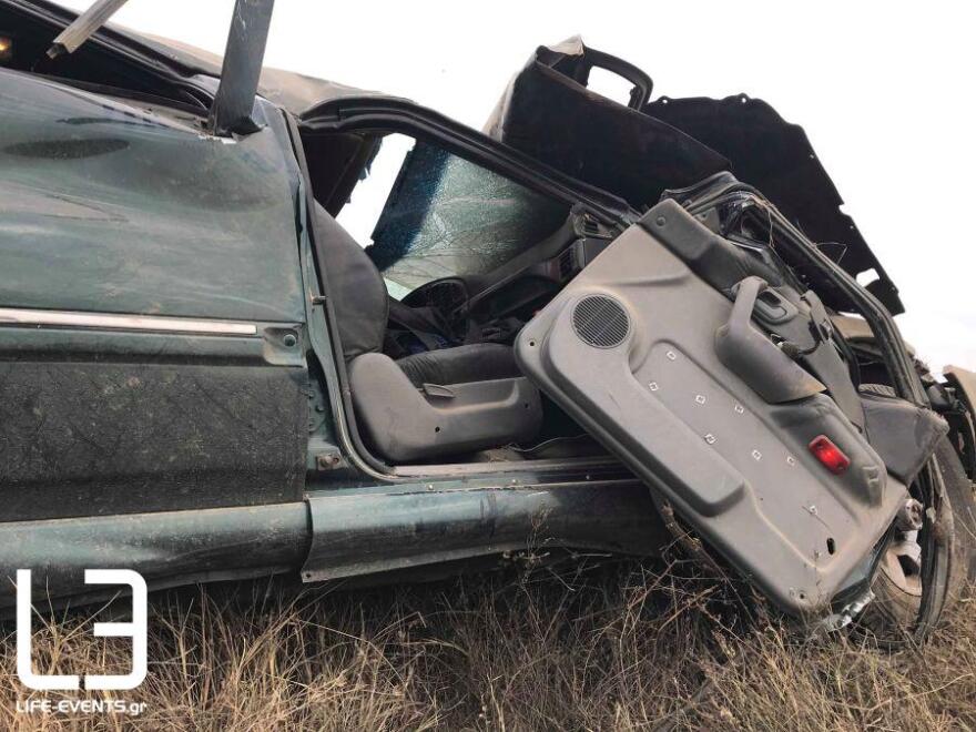 Δυστύχημα με μια νεκρή και τραυματίες στην Εγνατία μετά από καταδίωξη ΙΧ που μετέφερε μετανάστες