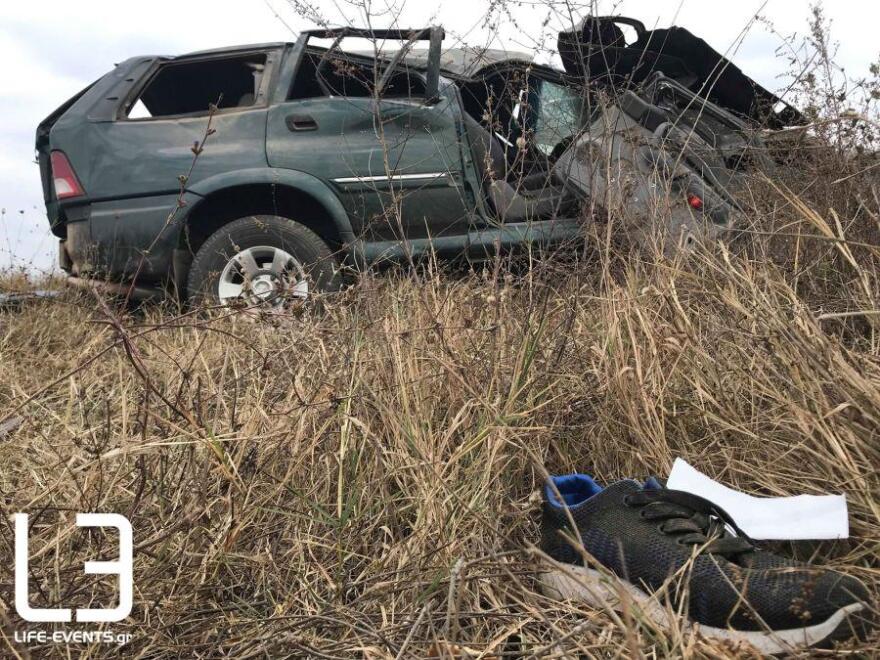 Δυστύχημα με μια νεκρή και τραυματίες στην Εγνατία μετά από καταδίωξη ΙΧ που μετέφερε μετανάστες