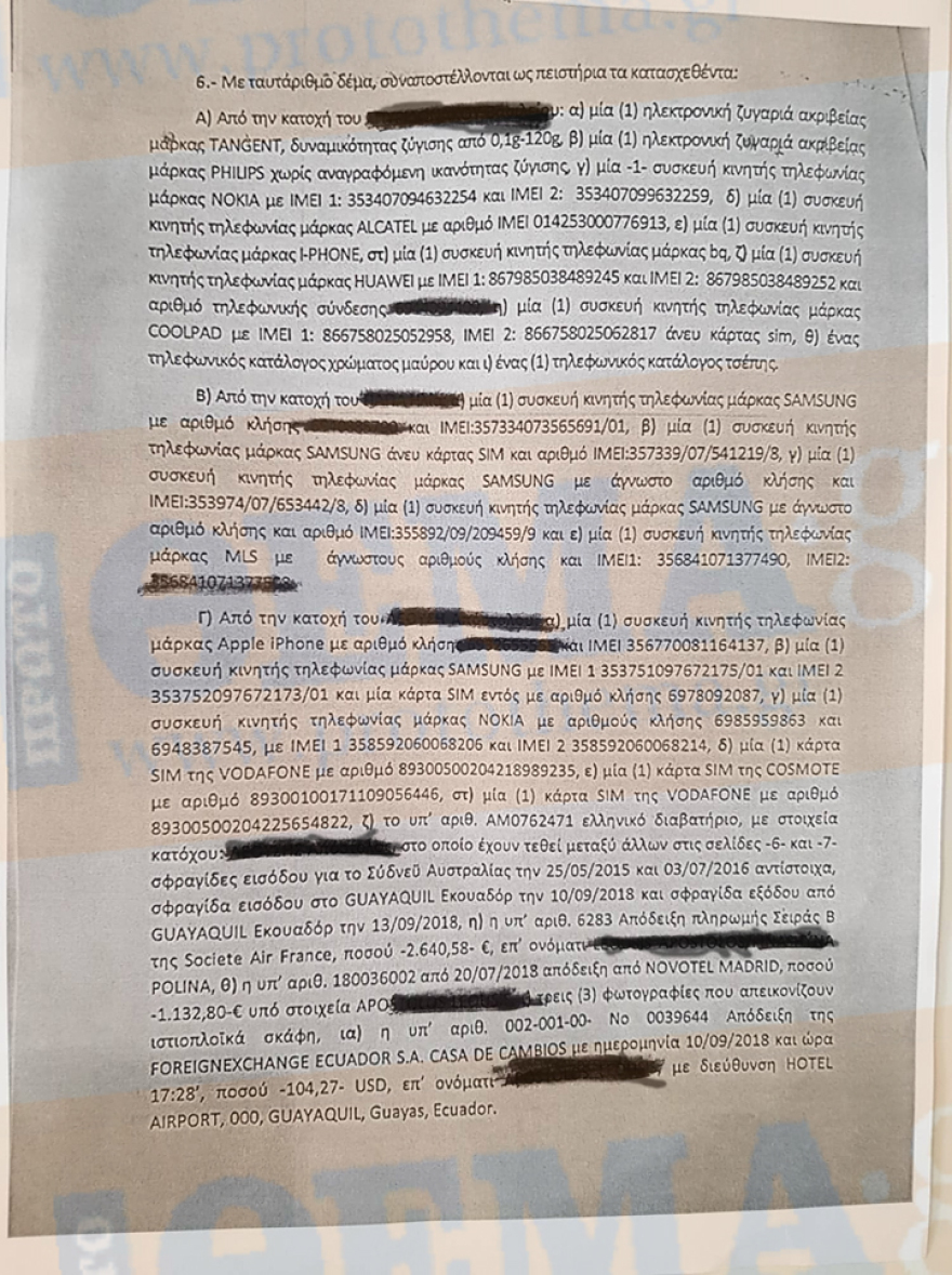 Κύκλωμα κοκαΐνης: Η δικογραφία - Ο ρόλος του γιου της αστρολόγου και η διαδρομή Εκουαδόρ -Αυστραλία