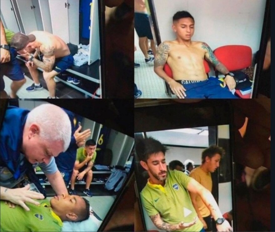 Φωτογραφίες και βίντεο: «Νοσοκομείο» τα αποδυτήρια της Μπόκα