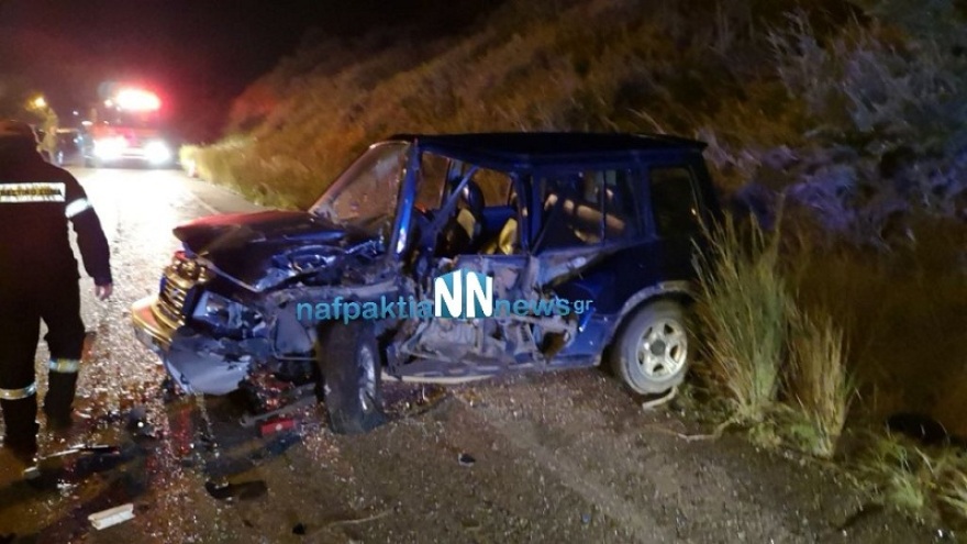  Σοβαρό τροχαίο στη Ναύπακτο με τρεις τραυματίες -  Βίντεο