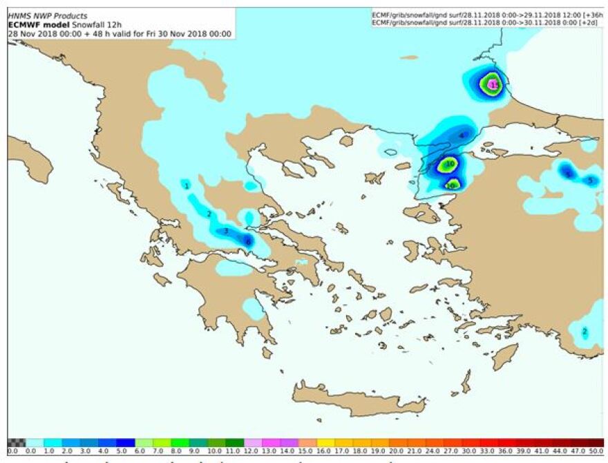 Καιρός: Η «Πηνελόπη» έφερε χιόνια και προβλήματα - Μεγάλες οι καταστροφές στη Μυτιλήνη