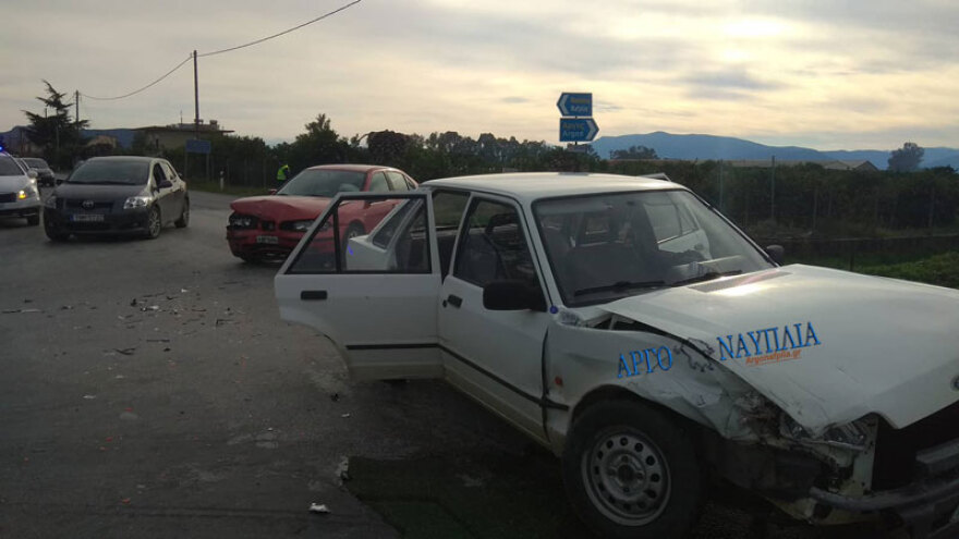Τροχαίο με 4 τραυματίες στην Αργολίδα