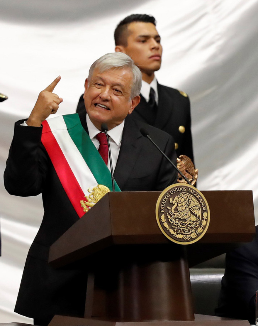 Ο νέος πρόεδρος του Μεξικού άνοιξε τις πύλες του προεδρικού μεγάρου στον λαό