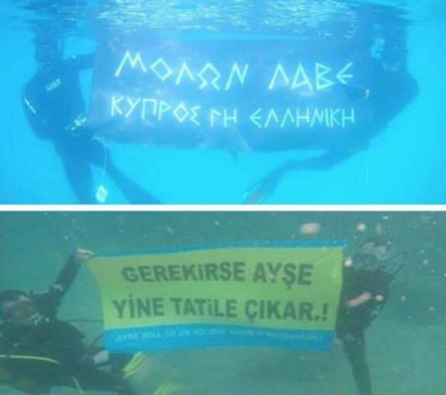 «Υποβρύχιες» απειλές Τούρκων στην θάλασσα της Κύπρου - Η απάντηση Ελληνοκύπριων δυτών