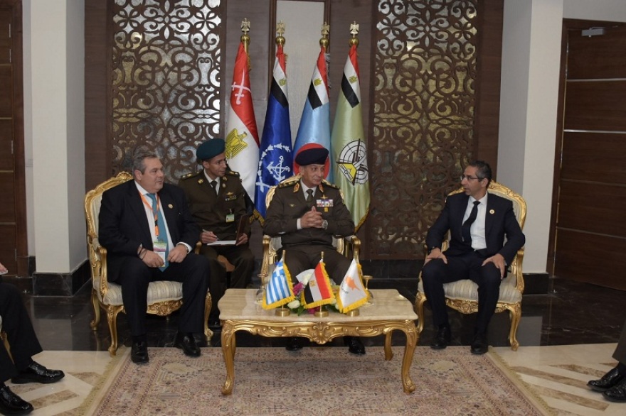 Ο Πάνος Καμμένος στη διεθνή έκθεση αμυντικού εξοπλισμού «EDEX 2018» στο Κάιρο