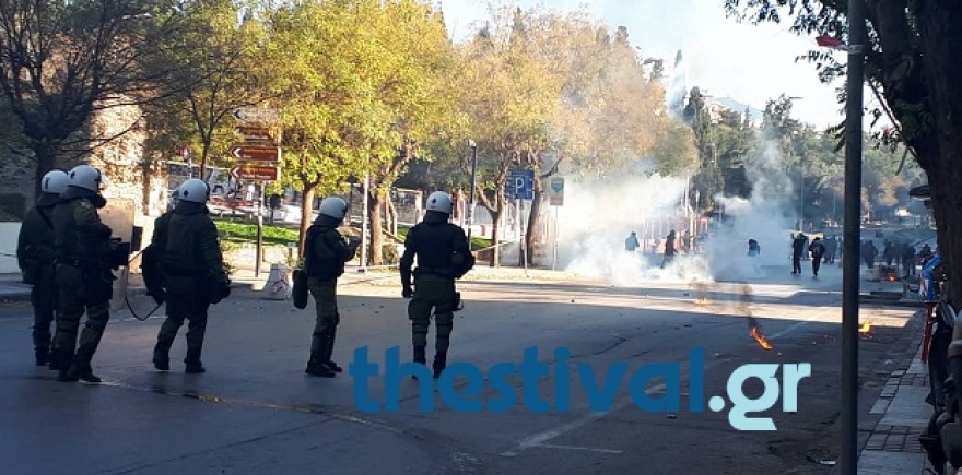 Θεσσαλονίκη: Πεδίο μάχης το ΑΠΘ - Μία σύλληψη - οκτώ προσαγωγές