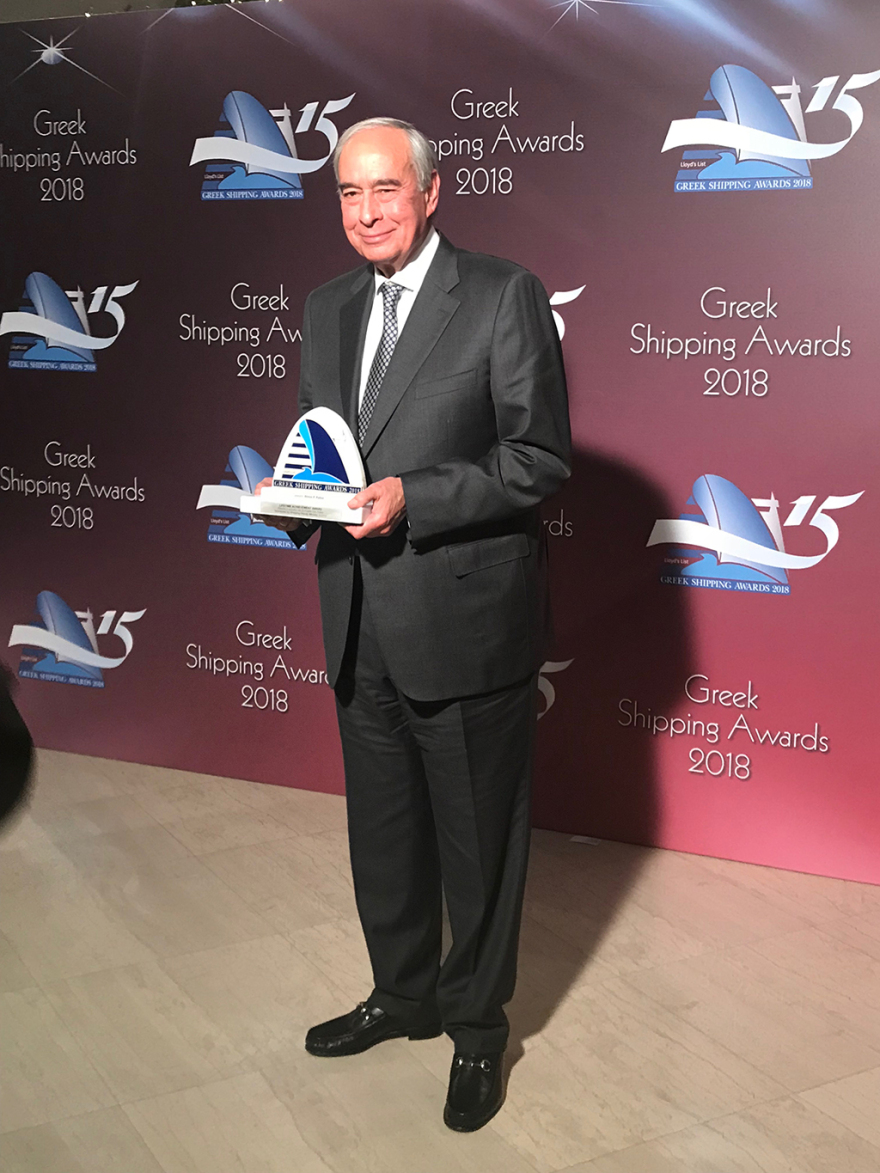 Lloyd’s Awards 2018: Βραβεύτηκαν οι κορυφαίοι της Ελληνικής Ναυτιλίας