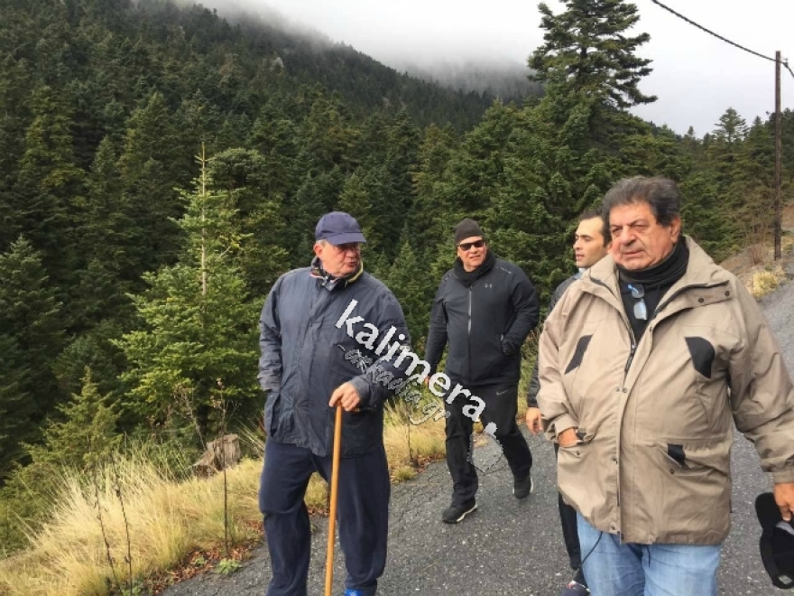 Η συνάντηση Μητσοτάκη - Καραμανλή στην Αρκαδία 