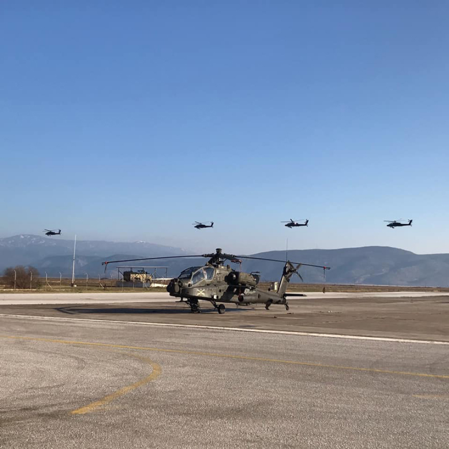 Φωτογραφίες: Αμερικανικά ελικόπτερα στο Στεφανοβίκειο