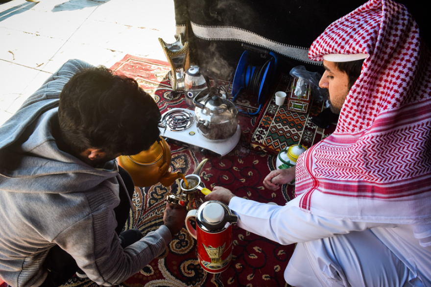 Φωτογραφίες: Η έρημος του Κατάρ «μετακόμισε» στο Σύνταγμα
