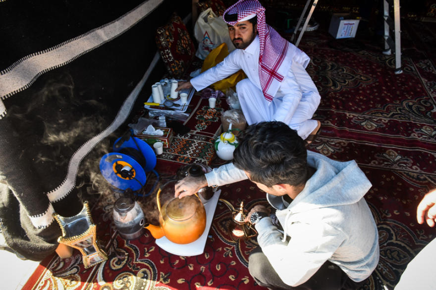 Φωτογραφίες: Η έρημος του Κατάρ «μετακόμισε» στο Σύνταγμα