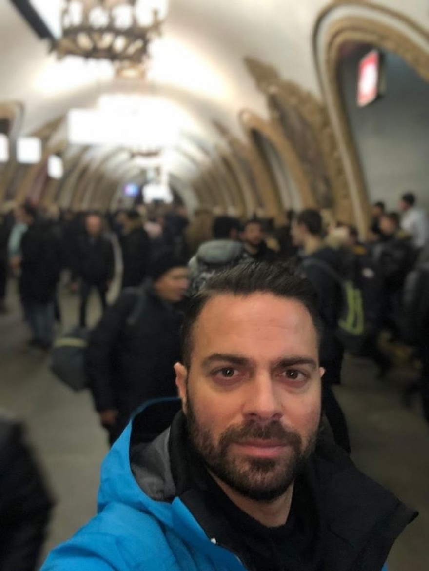 Ηλίας Βρεττός: Στιγμές χαλάρωσης στη Μόσχα