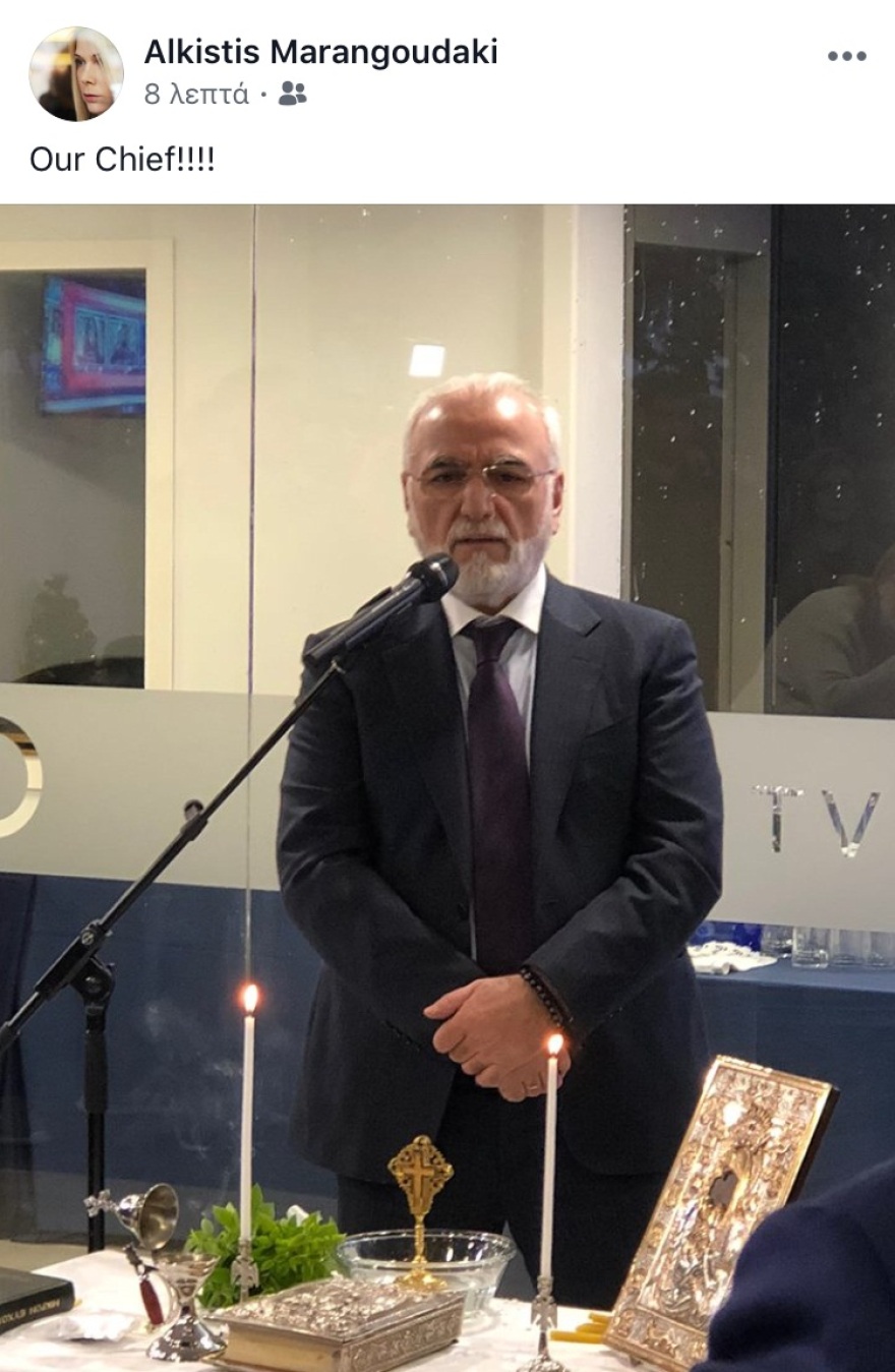 Αγιασμός στο Open από τον Ιερώνυμο παρουσία του Ιβάν Σαββίδη