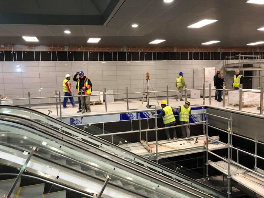 Ο πρώτος σταθμός του μετρό Θεσσαλονίκης υποδέχεται τους πολίτες στην τελική του μορφή