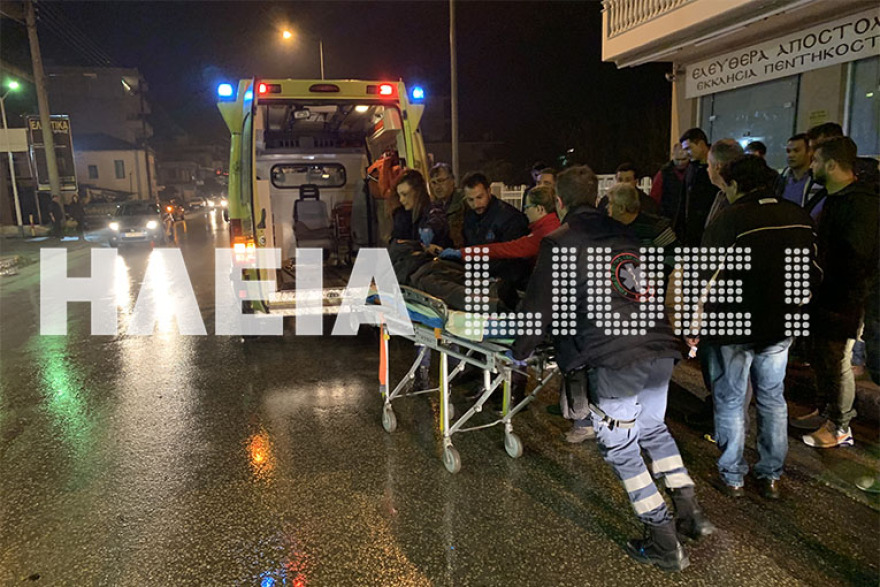 Τροχαίο με εγκατάλειψη στον Πύργο - Σοβαρά τραυματισμένος ένας ηλικιωμένος