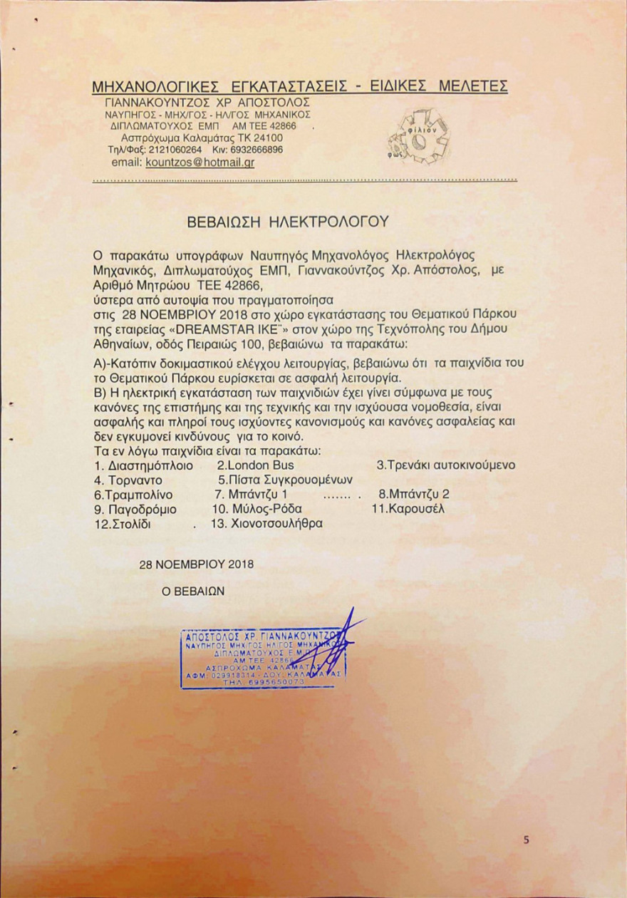 «Επέλαση των Ξωτικών»: Απολύτως ασφαλής ο χώρος - Συνεχείς οι έλεγχοι