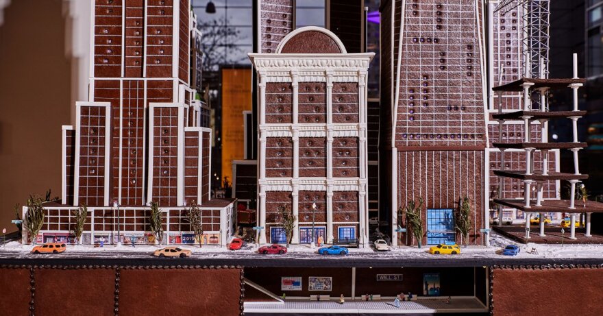 H χριστουγεννιάτικη Νέα Υόρκη τρώγεται και είναι φτιαγμένη από μπισκότο