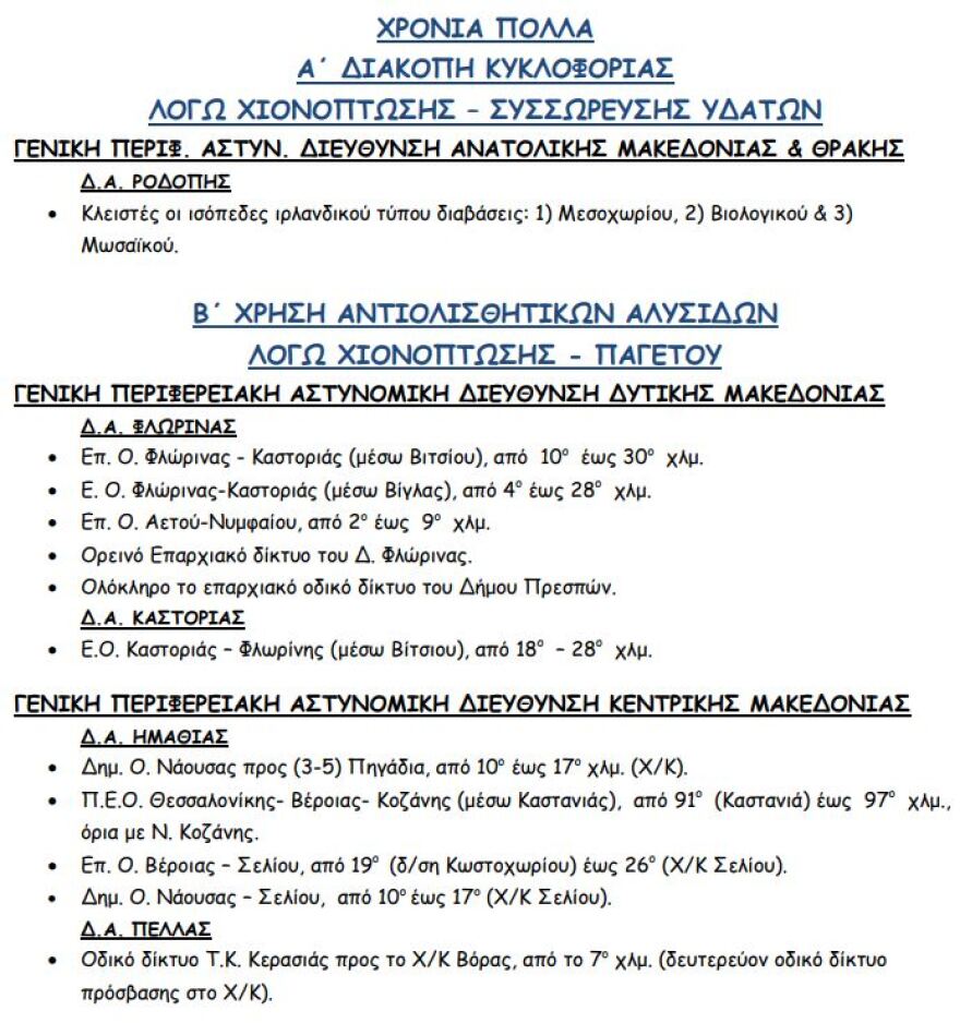 Η κακοκαιρία ξεκίνησε: Ποιες περιοχές κάνουν «λευκά» Χριστούγεννα - Δείτε χάρτες