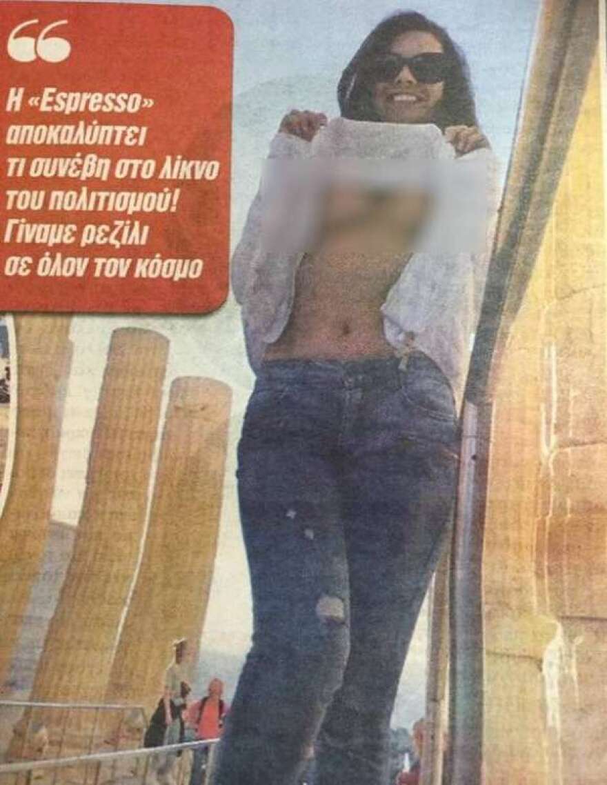 Vicky Love: Διάσημη πορνοστάρ πόζαρε γυμνόστηθη στην Ακρόπολη