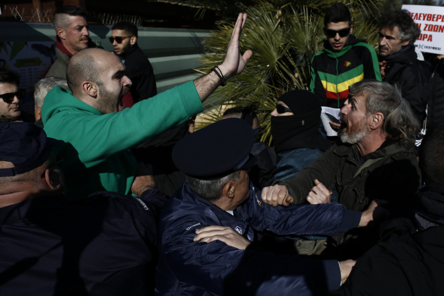 Ένταση στο Αττικό Ζωολογικό Πάρκο – Απόπειρα εισβολής σε διαμαρτυρία για τα δύο τζάγκουαρ