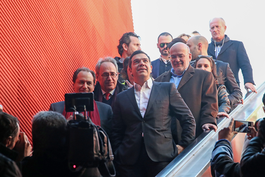 Παγκόσμια πρωτοτυπία: Mετρό χωρίς συρμούς εγκαινίασε ο Τσίπρας στη Θεσσαλονίκη