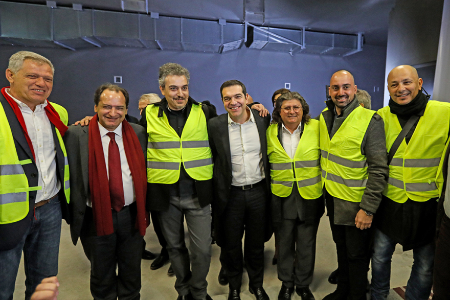 Παγκόσμια πρωτοτυπία: Mετρό χωρίς συρμούς εγκαινίασε ο Τσίπρας στη Θεσσαλονίκη